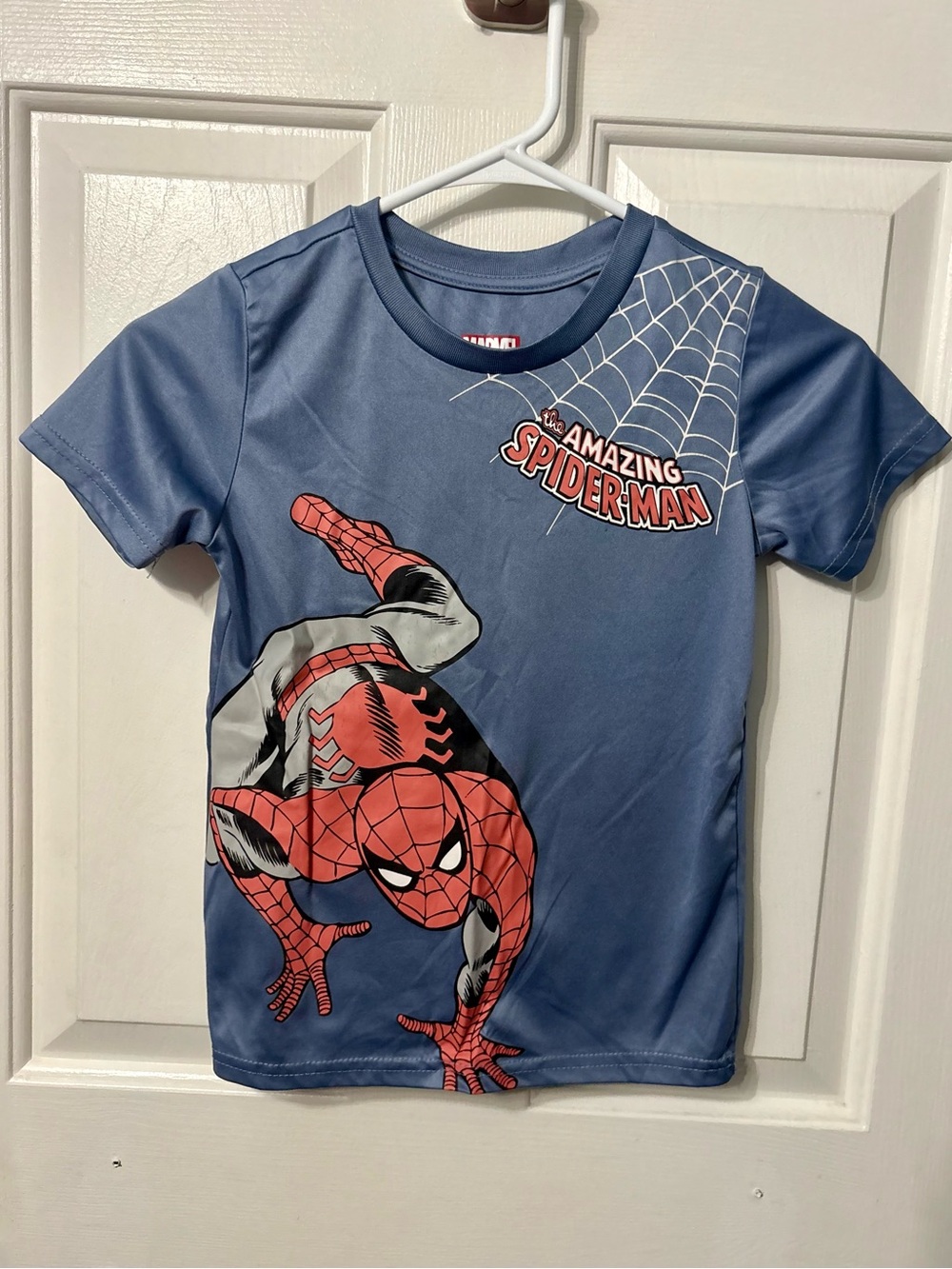 Marvel Kids Blue and Red Spider-Man Shirt